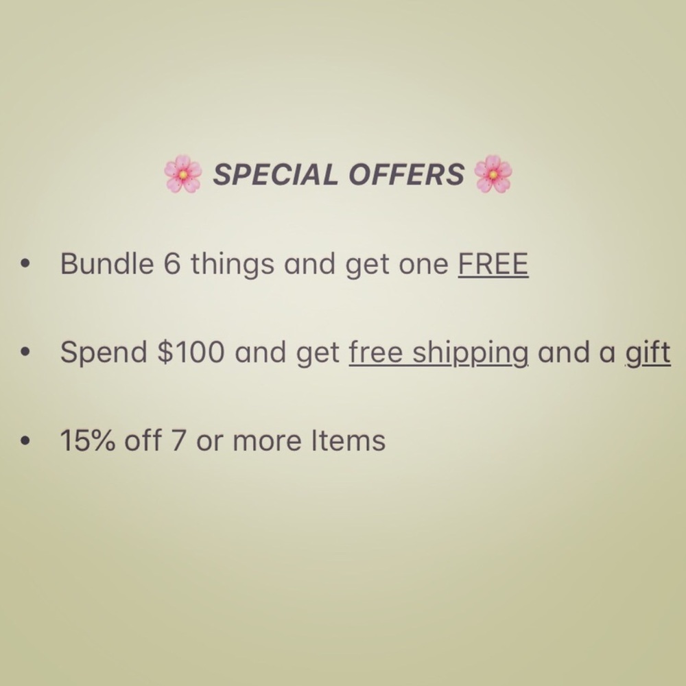 🌸🌷SPRING SALE🌷🌸